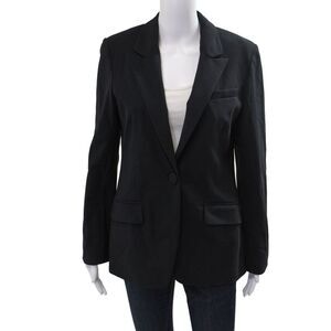Ameliora Womens Black Blazer Long Sleeve Size 8